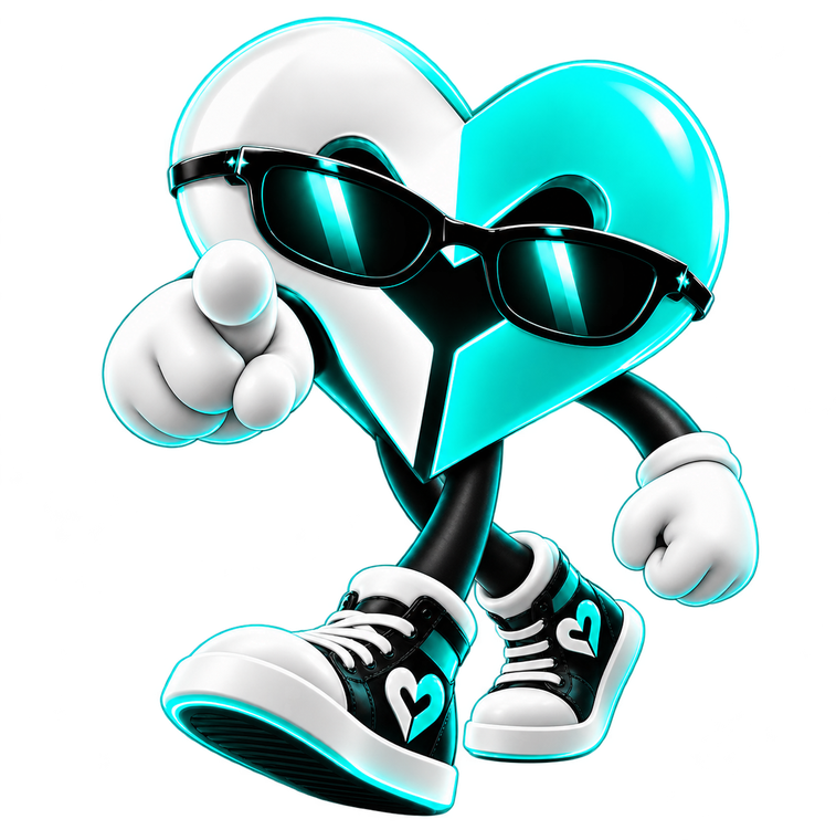 HEART Mascot (pointing)